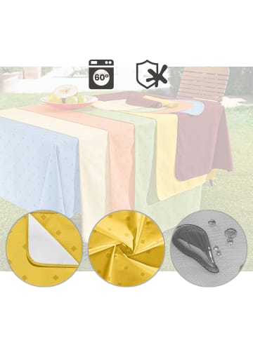 Erwin Müller Baumwollmischung Mitteldecke Neuss in gelb