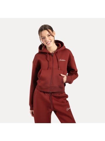 SMILODOX Zip Jacke Enara in Braun
