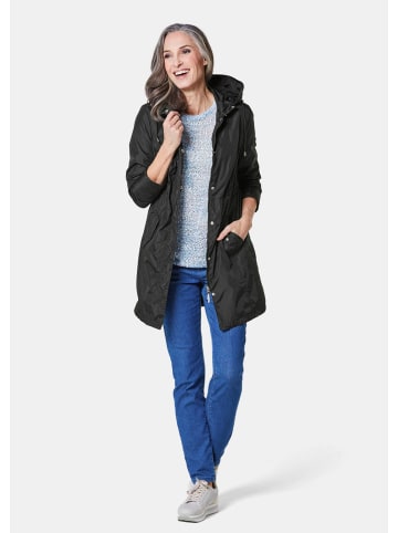 GOLDNER Leichtparka in schwarz