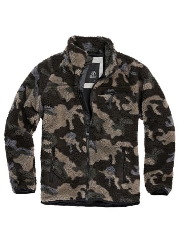 Brandit Fleecejacke/Fleecepullover "Teddyfleece Jacket" in Camouflage