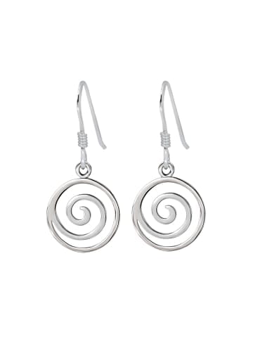 Alexander York Ohrringe SPIRALE in 925 Sterling Silber in silber