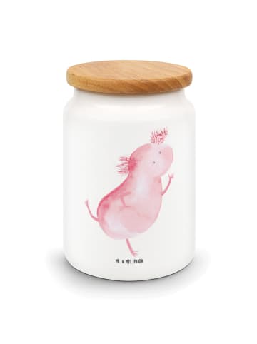 Mr. & Mrs. Panda Kaffeedose Axolotl Tanzen ohne Spruch in Weiß