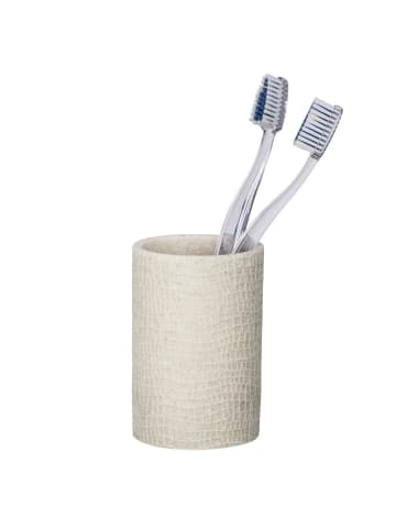 Wenko PEANUT Pinselschale in Beige, (B) 7 x (H) 10,5 x (L) 7 cm