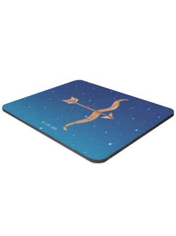 Mr. & Mrs. Panda Mouse Pad Sternzeichen Schütze ohne Spruch in Sternenhimmel Blau