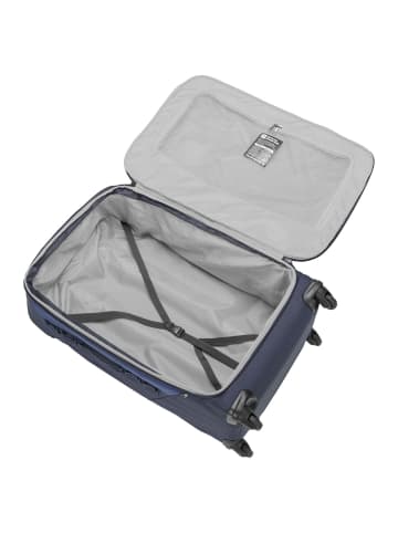 Eagle Creek Expanse 60 L - Rollenreisetasche mit 4 Rollen 65 cm (gold) in pilot blue