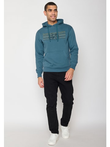 GreenBomb Hoodie Bike Happy in Blauer Stein