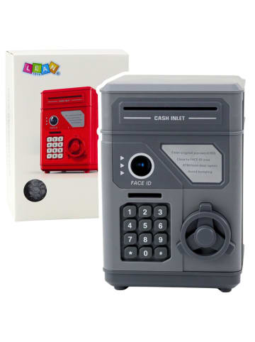 Wisam® Elektronischer Safe ATM Sparschwein mit PIN für Kinder Grau
