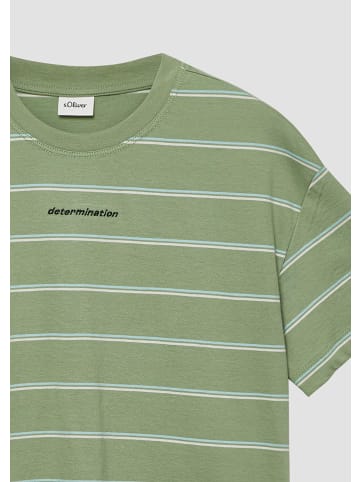 s.Oliver T-Shirt in 72G1_salbeigrün