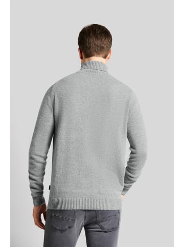 Bugatti Rollkragen Pullover in hellgrau