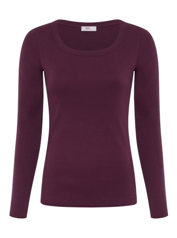 FLASHLIGHTS Longsleeve in bordeaux