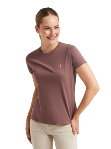 Polo Club T-Shirt in Taupe