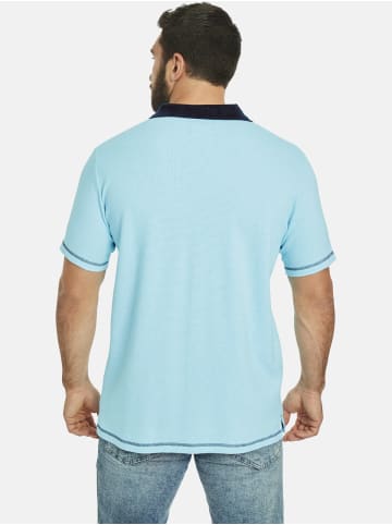 Jan Vanderstorm Poloshirt ALBERICH in türkis melange