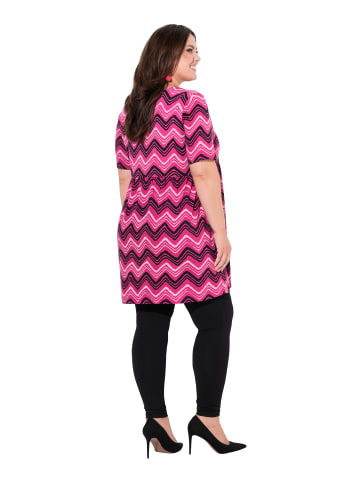 Ulla Popken Longshirt in kaugummi rosa