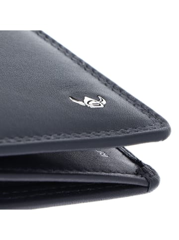 Golden Head Polo Geldbörse RFID Schutz Leder 19 cm marineblau