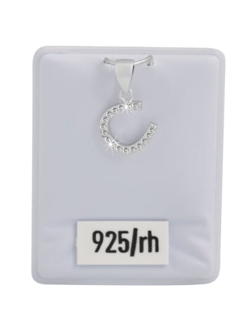Adeliás Damen Anhänger aus 925 Silber mit Zirkonia in silber