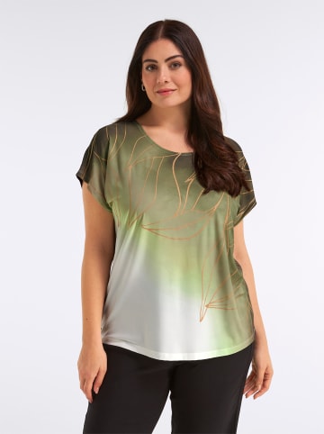 WITT WEIDEN Print-Shirt in schilf-schwarz-bedruckt