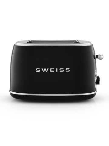 SWEISS Vintage Toaster schwarz GRS9