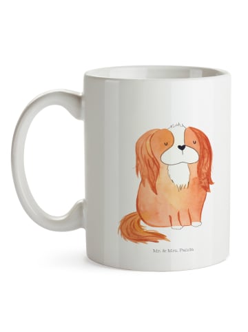 Mr. & Mrs. Panda Tasse Hund Cavalier King Charles Spaniel ohne S... in Weiß