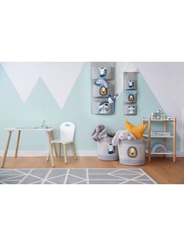 Zeller Scandi Kindermöbelset, 2 Stühle + Tisch, Kindermöbel in Weiß