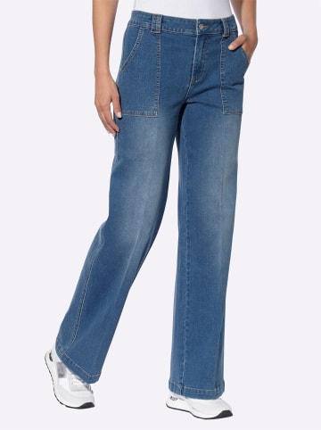 Heine Gerade Jeans in blue-bleached
