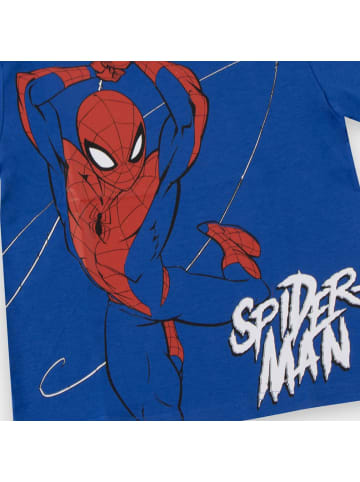Spiderman Spider-Man Jungen T-Shirt  Baumwolle in blau