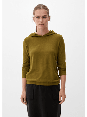 S. Oliver T-Shirt langarm in Olive