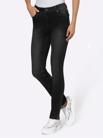 Heine Skinny Jeans in black denim