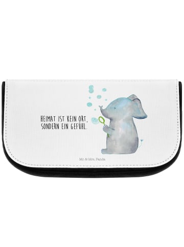 Mr. & Mrs. Panda Make-Up Tasche Elefant Seifenblasen mit Spruch in Weiß
