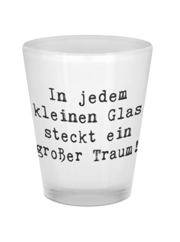 Mr. & Mrs. Panda Schnapsglas Spruch Schnapsglas Träume mit Spruch in Transparent