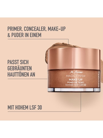 M. Asam Foundation Magic Finish Make Up Summer Teint Mit LSF 30 in rose-gold