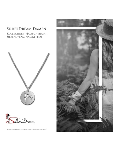 SilberDream 925  Silber Damen SilberDream Halsketten Fee  ca. 42cm mit 5cm Verlängerung