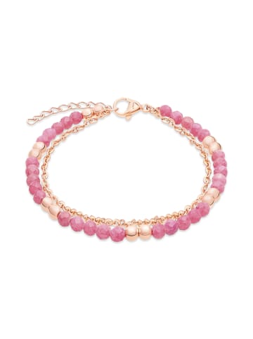 s.Oliver Armband Colorful Beads in roségold