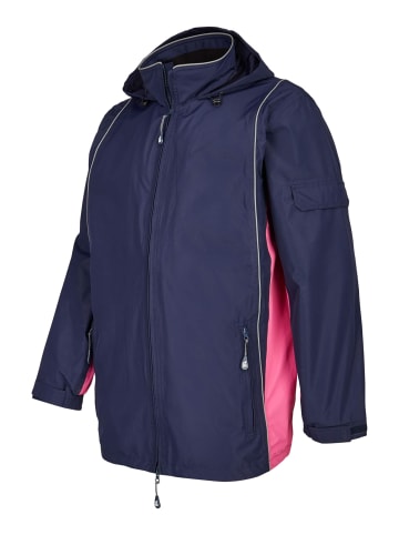 mh michael heinen Regenjacke in navy-pink