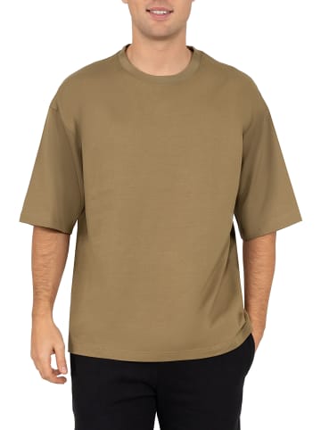 Reichstadt Reichstadt Oversized T-Shirt Herren  25RS070 Khaki XXS
