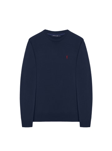 Polo Club Pullover in Navy Blau