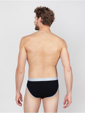 Erlich Textil  Theo Sport Slip aus Bio-Baumwolle in schwarz