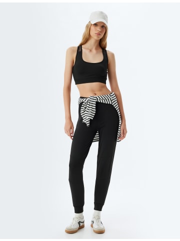 KOTON Sweathose in Schwarz