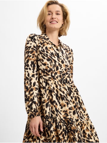 Y.A.S Kleid YASAlira in camel schwarz - 0001