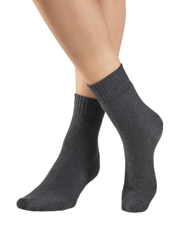 LAVANA basic Basicsocken in anthrazit meliert, marine, dunkel jeans, beige
