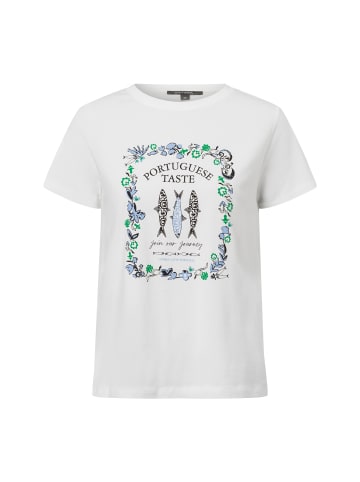 comma T-Shirt in weiß