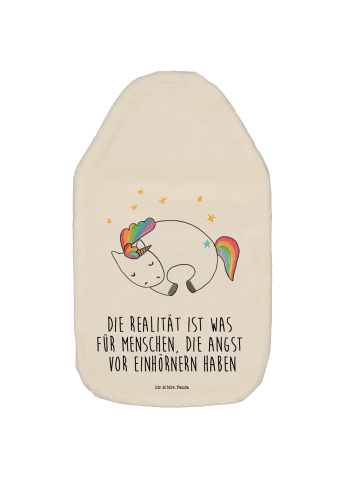 Mr. & Mrs. Panda Wärmekissen Einhorn Nacht mit Spruch in Weiß