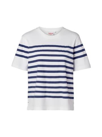 Mart Visser Caroline Tensen Elba Streifen-T-Shirt Weiß/Marineblau