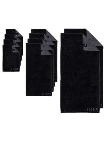 JOOP! Handtuch 10er Pack in Schwarz
