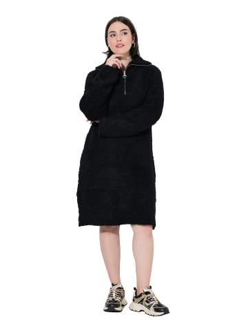 Ulla Popken Midikleid in schwarz
