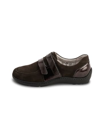 VITAFORM Nubukleder Halbschuhe in dunkelbraun