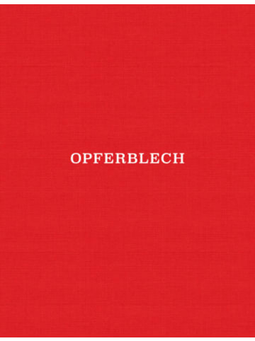 DISTANZ Verlag Buch - opferblech
