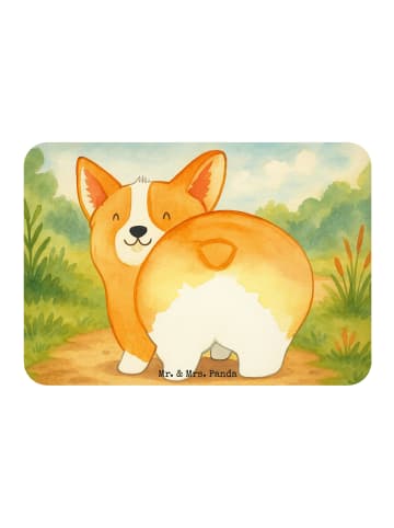 Mr. & Mrs. Panda Magnet Corgi Po Design ohne Spruch in Weiß