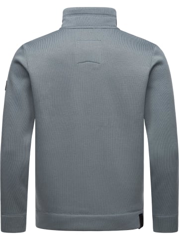 ragwear Sweatjacke Fabbian Collar in Grey