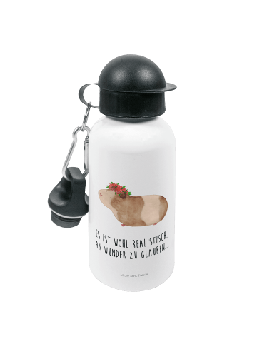 Mr. & Mrs. Panda Kindertrinkflasche Meerschweinchen Weisheit mit... in Weiß
