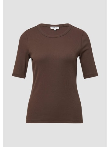 s.Oliver T-Shirt in 8828_mokka